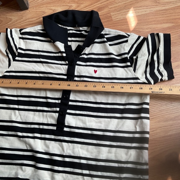 Striped polo top - Picture 2 of 2